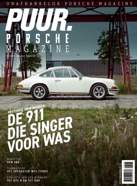 PUUR Porsche Magazine – Augustus 2025 Cover