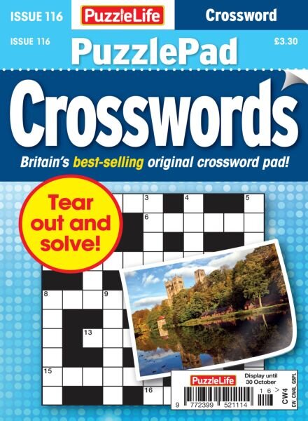 PuzzleLife PuzzlePad Crosswords – October 2025 Cover
