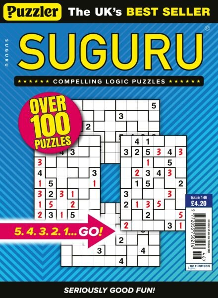 Puzzler Suguru – Issue 146 2025 Cover
