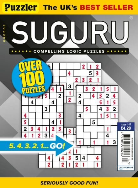 Puzzler Suguru – Issue 147 2025 Cover