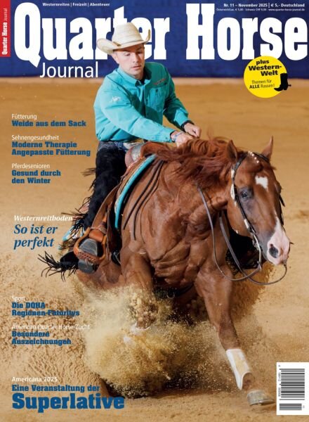 Quarter Horse Journal – November 2025 Cover