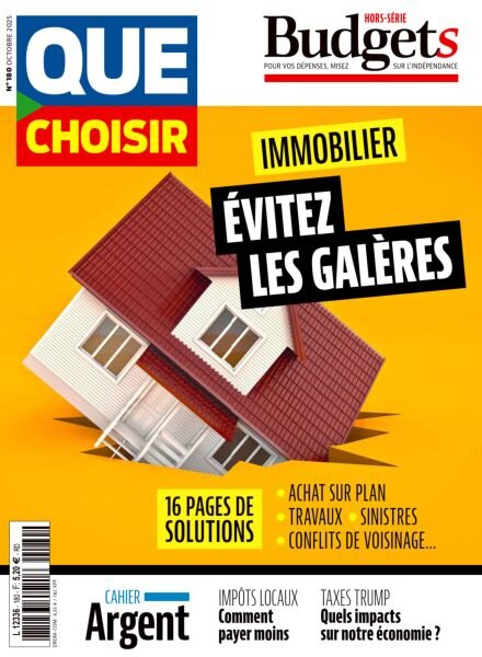 Que Choisir – Hors-Serie – Octobre 2025 Cover