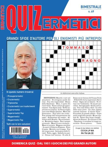 Quiz Ermetici – Novembre-Dicembre 2025 Cover