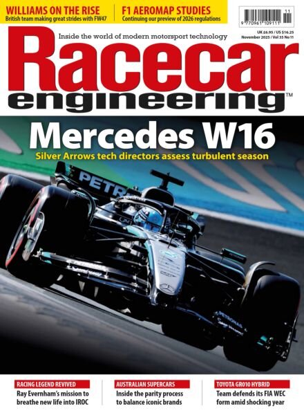 Racecar Engineering – November 2025 Cover