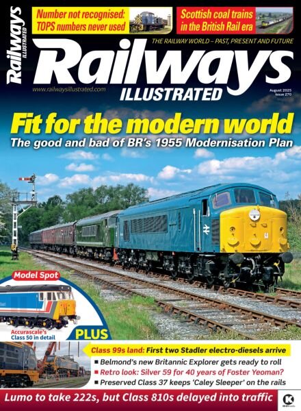 Railways Illustrated – August 2025 Cover