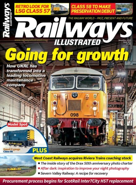 Railways Illustrated – November 2024 Cover