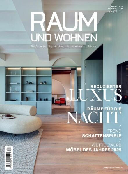 Raum und Wohnen – Oktober-November 2025 Cover