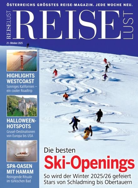 Reiselust – 21 Oktober 2025 Cover