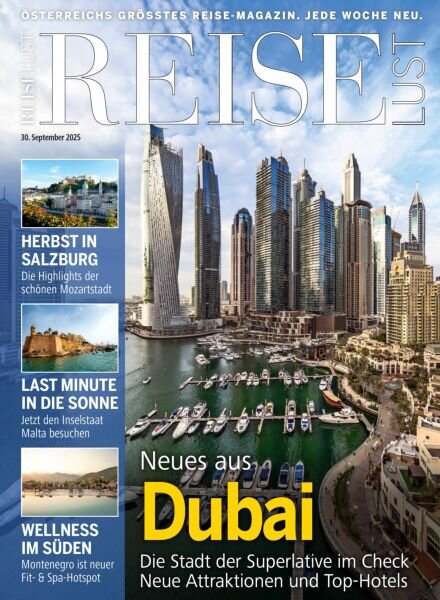 Reiselust – 30 September 2025 Cover