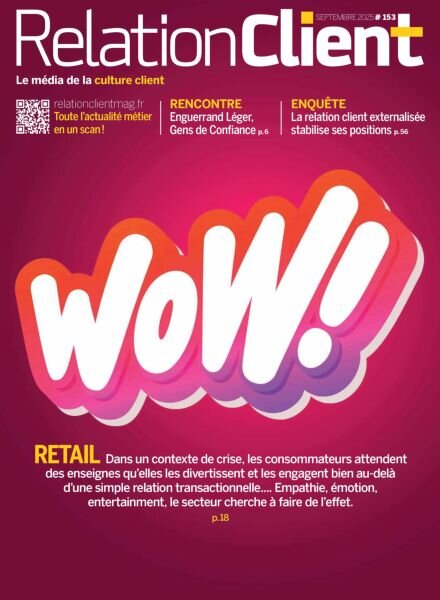 Relation Client Magazine – Septembre 2025 Cover