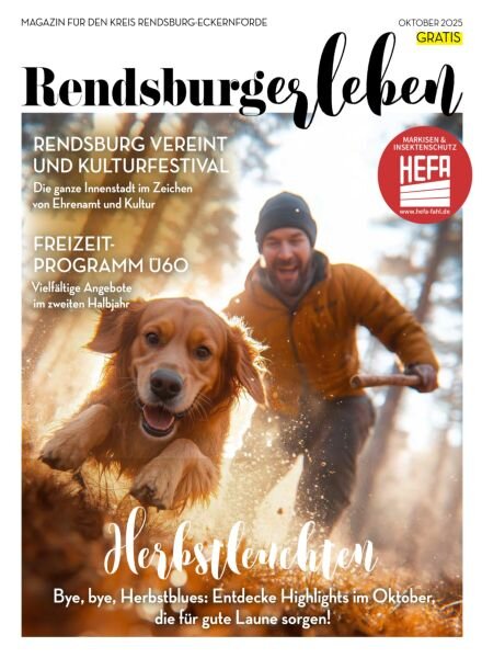 RENDSBURGerLEBEN – Oktober 2025 Cover