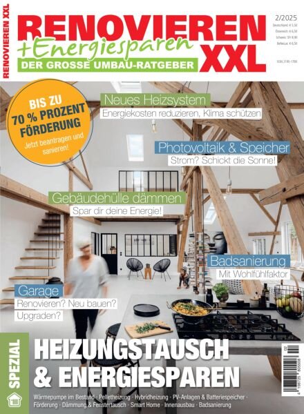 Renovieren + Energiesparen – September 2025 Cover