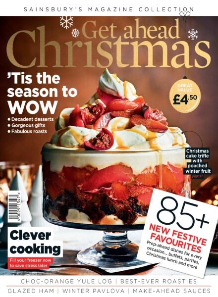 Sainsbury’s Magazine Collection – Get Ahead Christmas 2025 Cover