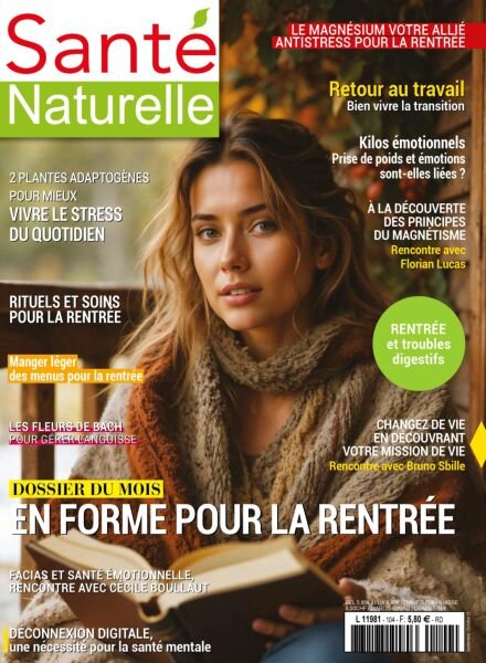 Sante Naturelle – Octobre 2025 Cover