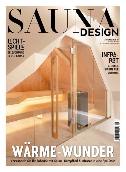 Sauna Design – Ausgabe 2025-26 Cover