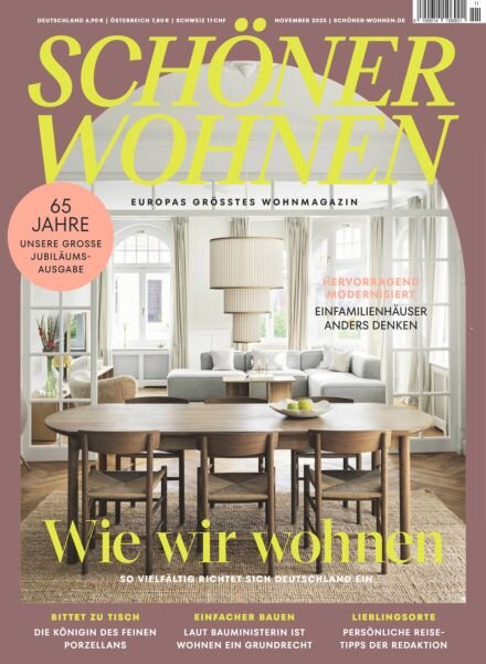 SchOner Wohnen – November 2025 Cover