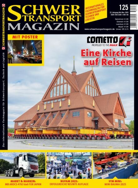 Schwertransportmagazin – Oktober-November 2025 Cover