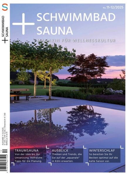 Schwimmbad + Sauna – November-Dezember 2025 Cover