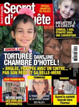 Secret d’enquete – Octobre-Novembre-Decembre 2025