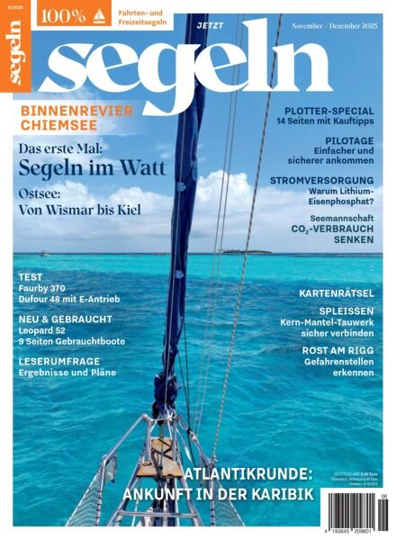 segeln – November-Dezember 2025 Cover