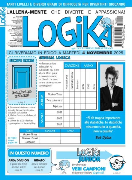 Settimana Logika – Ottobre 2025 Cover