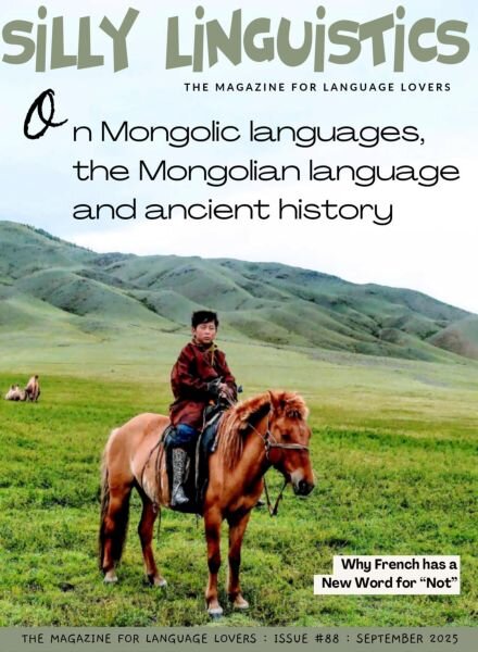 Silly Linguistics – September 2025 Cover