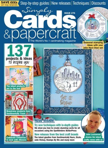 Simply Cards & Papercraft – Issue 276 2025 Cover