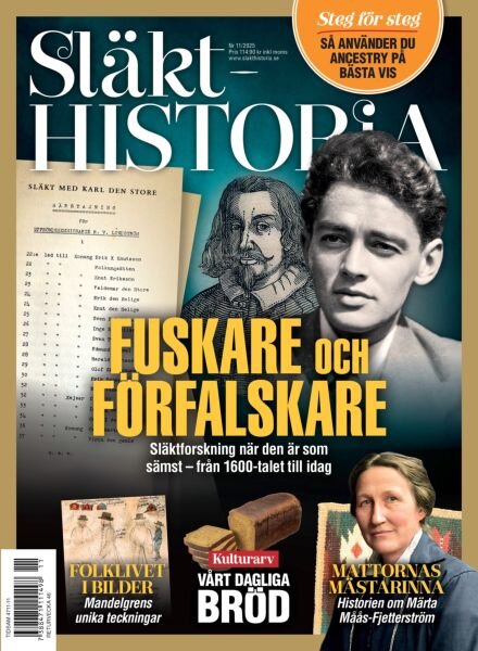 Slakthistoria – Oktober 2025 Cover