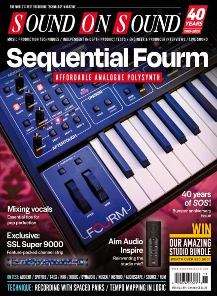 Sound On Sound USA – November 2025 Cover