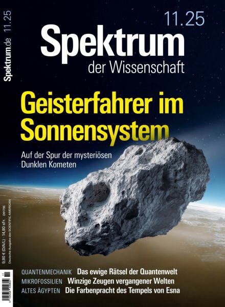 Spektrum der Wissenschaft – November 2025 Cover