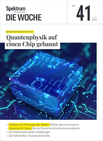 Spektrum Die Woche – 9 Oktober 2025 Cover