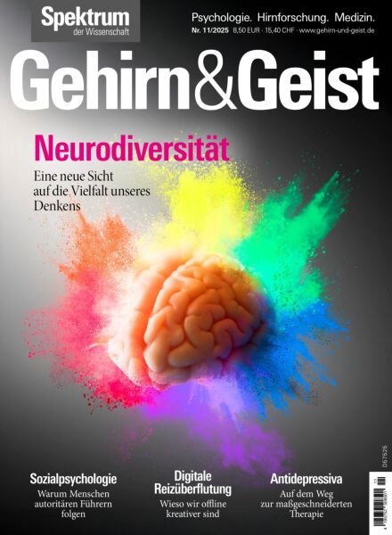 Spektrum Gehirn&Geist – November 2025 Cover