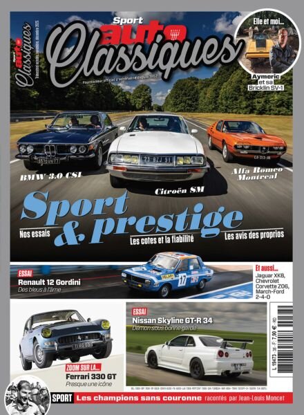 Sport Auto Classiques – 10 Octobre 2025 Cover