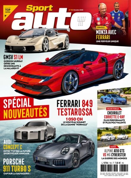 Sport Auto France – Octobre 2025 Cover
