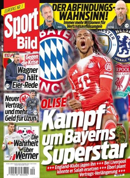 Sport Bild – 1 Oktober 2025 Cover