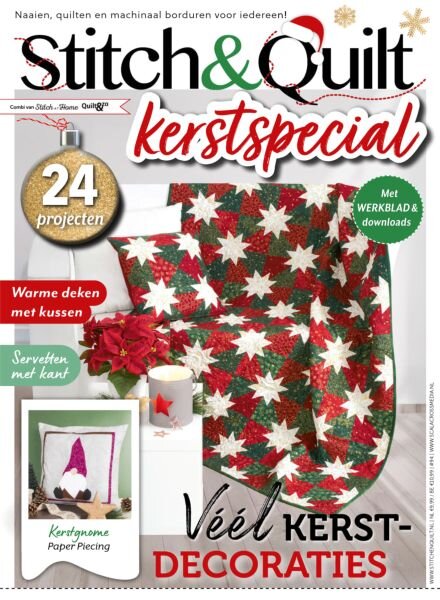 Stitch & Quilt – Issue 94 Kerstspecial 2025 Cover