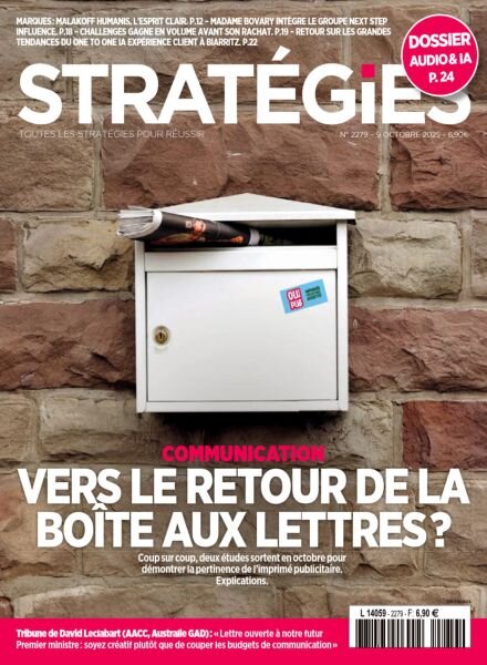 Strategies – 9 Octobre 2025 Cover