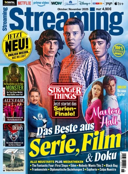 Streaming by TV Digital – November-Dezember 2025 Cover