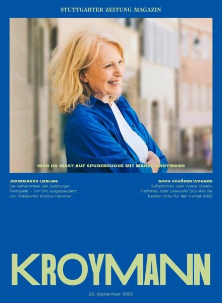 Stuttgarter Zeitung Magazin – September 2025 Cover