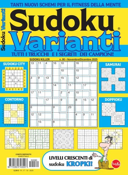 Sudoku Varianti – Novembre-Dicembre 2025 Cover