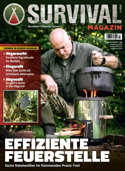 Survival Magazin – November-Dezember 2025 – Januar 2026 Cover