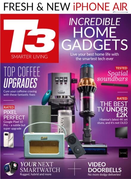T3 UK – October 2025 Cover