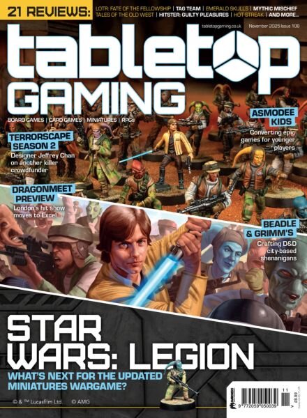 Tabletop Gaming – November 2025 Cover