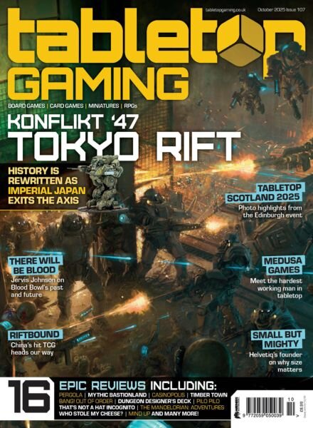 Tabletop Gaming – October 2025 Cover