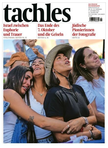 Tachles – 17 Oktober 2025 Cover