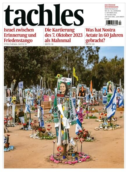Tachles – 3 Oktober 2025 Cover