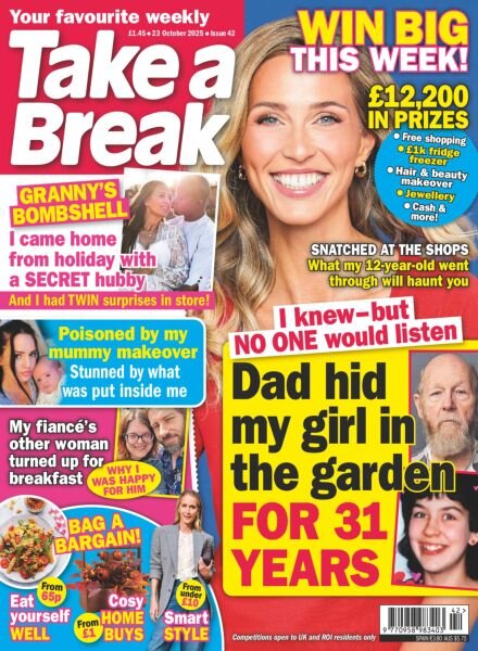 Take a Break Weekly – 16 October 2025 Cover