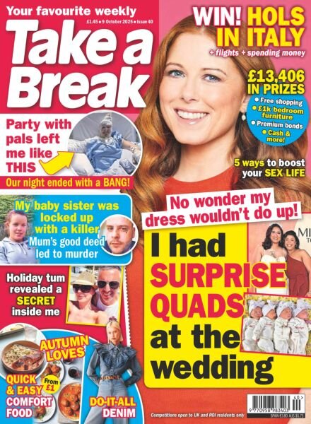 Take a Break Weekly – 2 October 2025 Cover