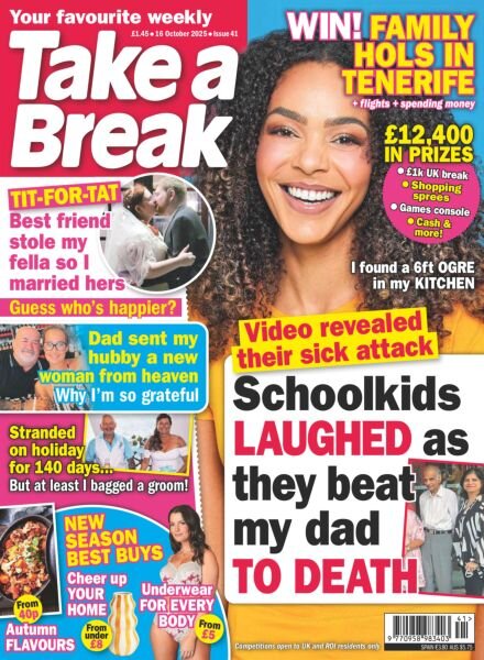 Take a Break Weekly – 9 October 2025 Cover