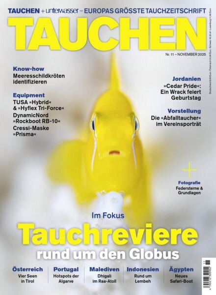 Tauchen – November 2025 Cover
